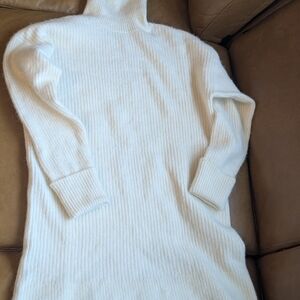 & Other Stories Los Angeles Atelier Cream Knit Sweater Dress